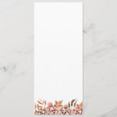 ハロウィン秋のメニュー メニュー (裏面)