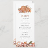 ハロウィン秋のメニュー メニュー (正面/裏面)