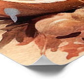 ハロウィン秋田かぼちゃが怖い ポスター (角)