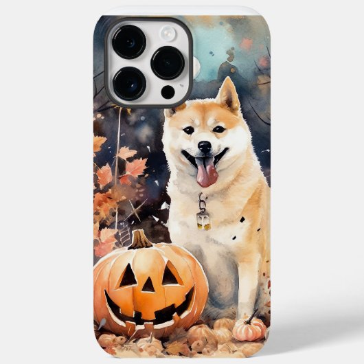 ハロウィン秋田かぼちゃが怖い Case-Mate iPhoneケース (裏面)