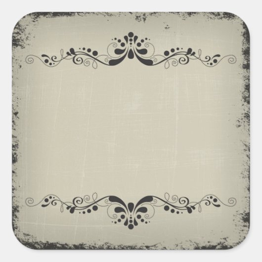 ハロウィン空白ののJARシールのラベル スクエアシール (正面)