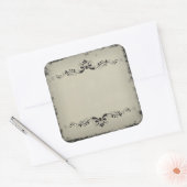 ハロウィン空白ののJARシールのラベル スクエアシール (封筒)