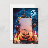 ハロウィン空白の招待状カード 招待状 (正面/裏面)