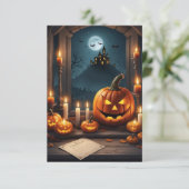 ハロウィン空白の招待状カード 招待状 (スタンド正面)