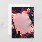 ハロウィン空白の招待状カード 招待状 (正面/裏面)