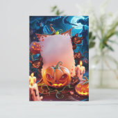 ハロウィン空白の招待状カード 招待状 (スタンド正面)