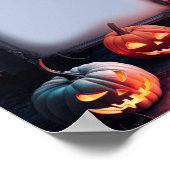 ハロウィン空白の招待状ポスターフレーム#11 ポスター (角)