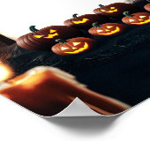 ハロウィン空白の招待状ポスターフレーム#7 ポスター (角)