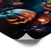 ハロウィン空白の招待状ポスター#6 ポスター (角)