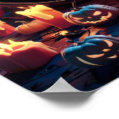 ハロウィン空白の招待状ポスター#8 ポスター (角)