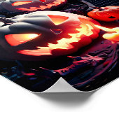 ハロウィン空白の招待状ポスター#9 ポスター (角)