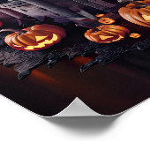 ハロウィン空白招待状ポスター #3 ポスター (角)