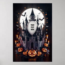 ハロウィン空白招待状ポスター #3 ポスター