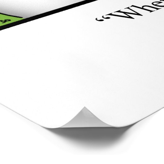 ハロウィン笑わされるのユーモアのポスター ポスター (角)