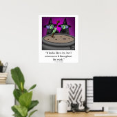 ハロウィン笑わされるのユーモアのポスター ポスター (ホームオフィス)