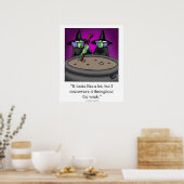 ハロウィン笑わされるのユーモアのポスター ポスター (キッチン)