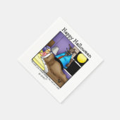 ハロウィン笑わされるカクテルパーティーナプキンス スタンダードカクテルナプキン (角)