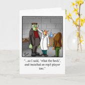 ハロウィン笑わされるユーモアグリーティングカード カード (黄色い花)