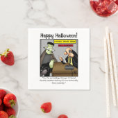 ハロウィン笑わされるユーモアパーティーナプキン スタンダードカクテルナプキン (インサイチュ)