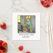 ハロウィン笑わされるユーモアパーティーナプキン スタンダードカクテルナプキン (インサイチュ)