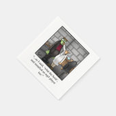 ハロウィン笑わされるユーモアパーティーナプキン スタンダードカクテルナプキン (角)