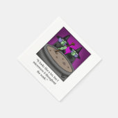 ハロウィン笑わされるユーモアパーティーナプキン スタンダードカクテルナプキン (角)