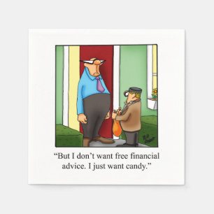 ハロウィン笑わされるユーモアパーティーナプキン スタンダードカクテルナプキン