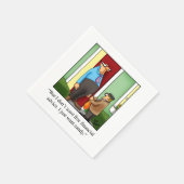 ハロウィン笑わされるユーモアパーティーナプキン スタンダードカクテルナプキン (角)