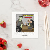 ハロウィン笑わされるユーモアパーティーナプキン スタンダードカクテルナプキン (インサイチュ)