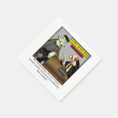 ハロウィン笑わされるユーモアパーティーナプキン スタンダードカクテルナプキン (角)