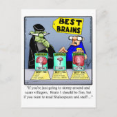 ハロウィン笑わされるユーモアポストカード ポストカード (正面)