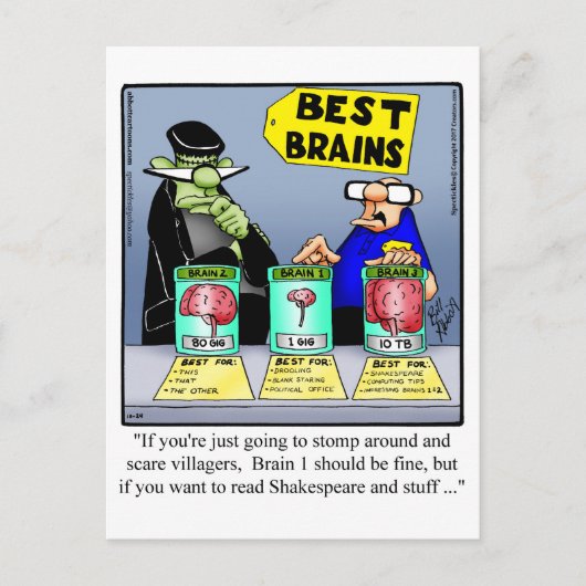 ハロウィン笑わされるユーモアポストカード ポストカード (正面)