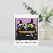 ハロウィン笑わされるユーモアポストカード ポストカード (スタンド正面)