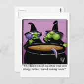 ハロウィン笑わされるユーモアポストカード ポストカード (正面/裏面)