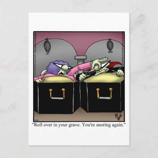 ハロウィン笑わされるユーモアポストカード ポストカード (正面)