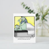 ハロウィン笑わされるユーモアポストカード ポストカード (スタンド正面)