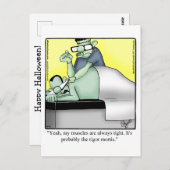 ハロウィン笑わされるユーモアポストカード ポストカード (正面/裏面)