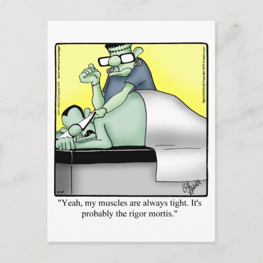 ハロウィン笑わされるユーモアポストカード ポストカード (正面)