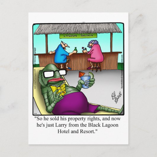 ハロウィン笑わされるユーモアポストカード ポストカード (正面)