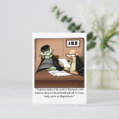 ハロウィン笑わされるユーモアポストカード ポストカード (スタンド正面)