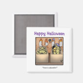 ハロウィン笑わされるユーモアマグネットギフト マグネット (正面/裏面)