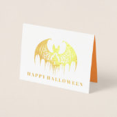 ハロウィン箔押しカード 箔カード (正面)