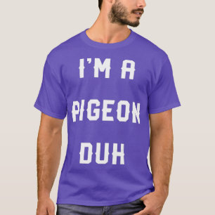 ハロウィン簡単鳩コスチュームシャツ 私は鳩 Tシャツ