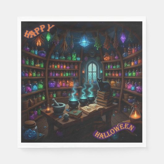ハロウィン紙ナプキン スタンダードランチョンナプキン (正面)