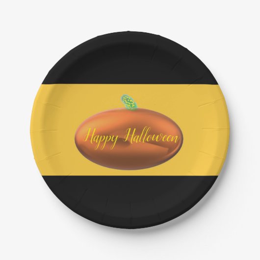 ハロウィン紙皿 ペーパープレート (正面)