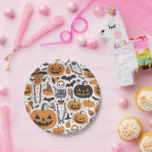 ハロウィン紙皿 ペーパープレート (パーティー)