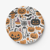 ハロウィン紙皿 ペーパープレート (正面)