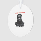 ハロウィン素晴らしを再び作る – 怖いホラーハロウィー オーナメント (正面)