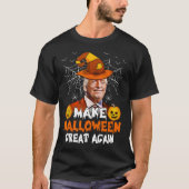 ハロウィン素晴らしアリーおもしろいトランプハロウィーンのカボチャのちょうちんG Tシャツ (正面)