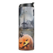 ハロウィン素晴らしスイスカボチャ怖い タンブラー (回転左)